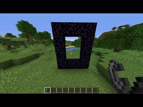 Minecraft but the Nether spreads into the overworld