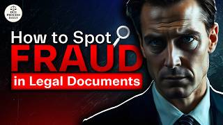 How to Spot FRAUD in Legal Documents—Things to Look For!