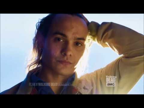 Talking Dead (Fear) - Frank Dillane (Nick) wishing the cast well