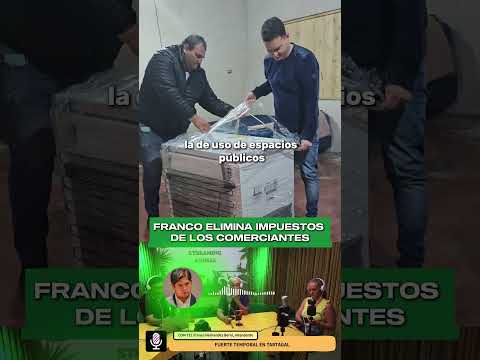 Franco Hernández Berni anuncia la eliminación de impuestos #francoconvos #tartagal #salta