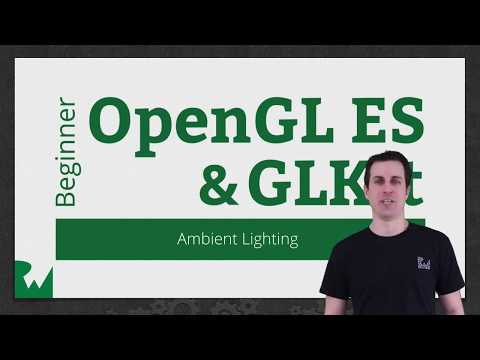 Ambient Lighting Beginning OpenGL ES and GLKit raywenderlich com