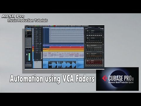 Cubase 8 Automation using VCA faders NEW FEATURE!!!!