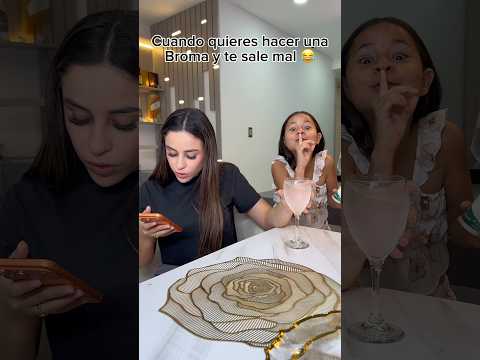 Le quise hacer una broma, pero terminó muy mal