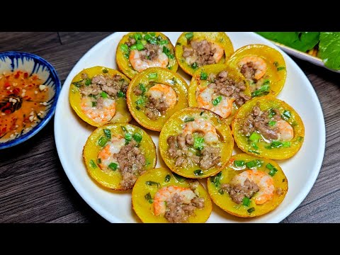 cách làm BÁNH KHỌT NHÂN TÔM THỊT nước cốt dừa hương vị bánh xưa thơm ngon - Tú Lê Miền Tây