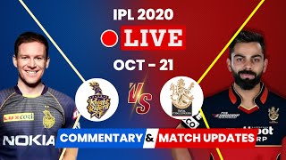 RCB Vs KKR  Live Score | IPL 2020 Live Tamil | Royal Challengers Bangalore Vs Kolkata Knight Riders