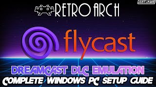 Setting up Dreamcast DLC with Retroarch Emulation #retroarch #dreamcast #emulator