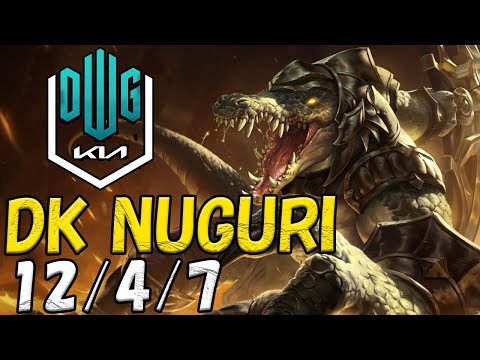 DK Nuguri レネクトン(Renekton) VS オーン(Ornn) TOP patch 12.18 KR RANK
