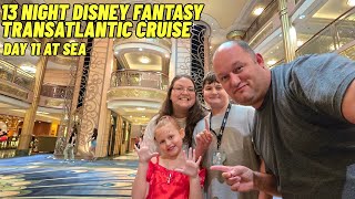 Disney Fantasy 13 Night Transatlantic Cruise Day 11 at Sea more ocean Disney Cruise line 11/13/2025