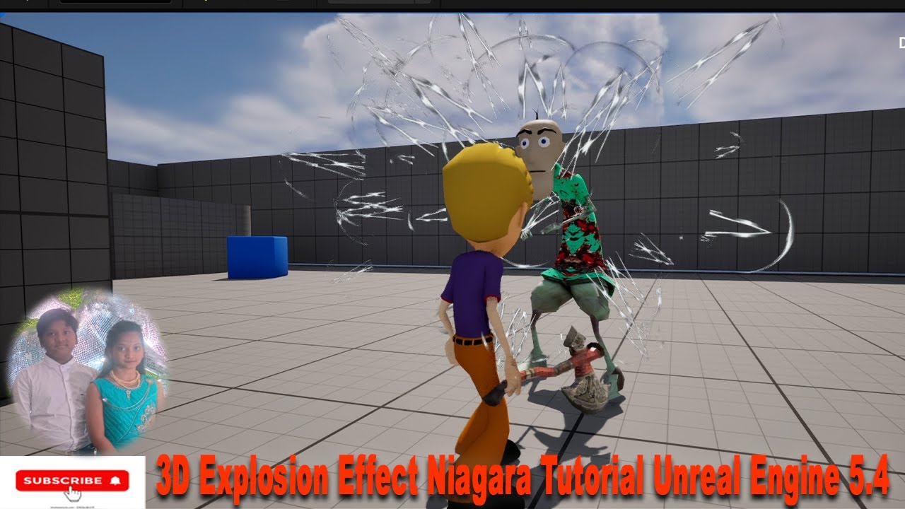 3D Explosion Effect Niagara Tutorial Unreal Engine 5.4