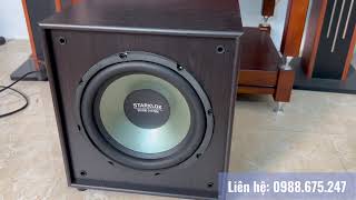 Giới thiệu Bộ Loa trầm hơi 10inch và Amply SR-8800 Pro hãng Starklok, Hàng Nội Địa Trung Chính Hãng