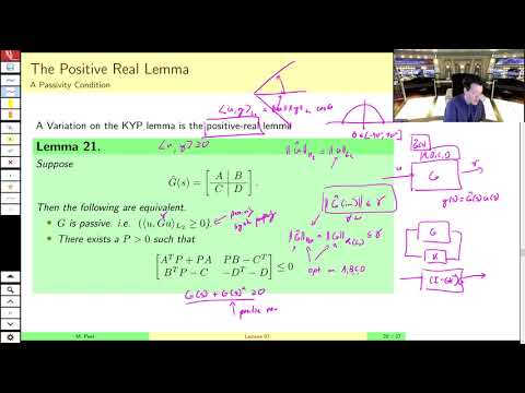 MAE509 (LMIs in Control): Lecture 7, part D - Passivity, H_2 norm, and the Small-Gain Theorem