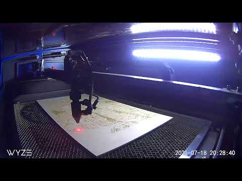 OMTech 55W Timelapse