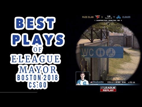 BEST  PLAYS OF ELEAGUE Boston 2018 CS:GO Major Championship