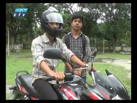 হেলমেট পরে মোটরসাইকেল চালানোর আইনি বাধ্যবাধকতা থাকলেও মানা হচ্ছে না