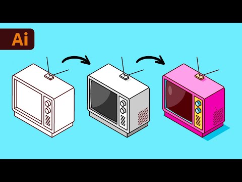 Adobe Illustrator Tutorial Create Isometric Design from Sketch HD