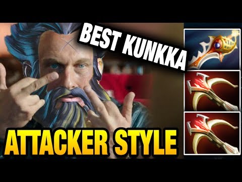 Best Kunkka Attacker with Divine Rapier and 2 Daedalus