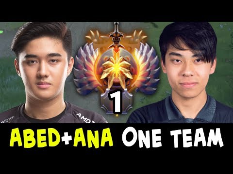 TOP-1 RANK + TI8 WINNER in one team — when ABED meets ANA