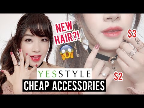 Try on: CHEAP AF Accessories from YESSTYLE! | is it worth it?