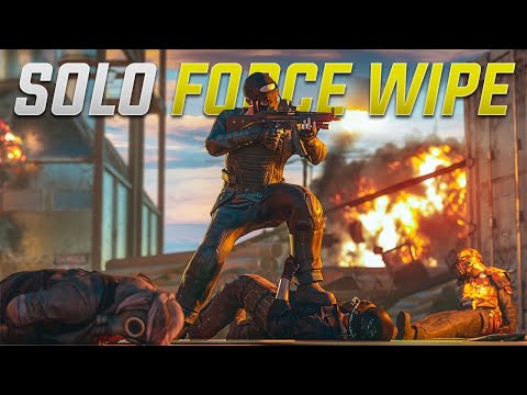 500 Pop Rust Server vs Solo Player – Full Force Wipe Progression