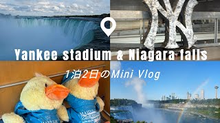 【Mini Vlog】ある週末の過ごし方〜ヤンキース観戦＆ナイアガラの滝〜/NY週末旅