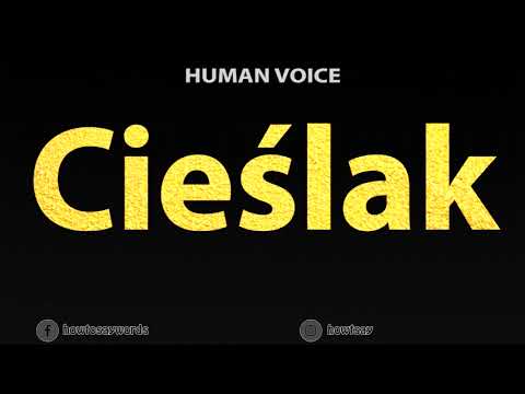 How To Pronounce Cieslak