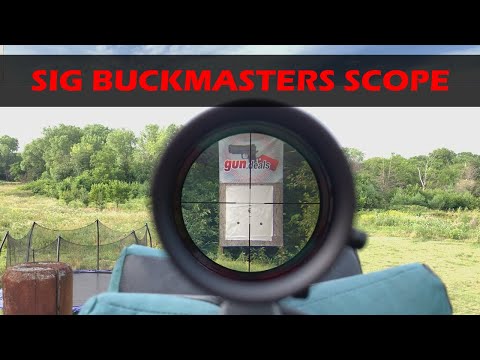 Sig Buckmasters Scope BDC Reticle - Torture Test and Shooting Review