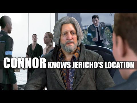 DBH - Connor Tells Hank That He Is Going To Use The Key That Kamski Gave Him To Find Jericho