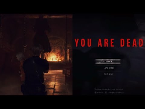 Resident Evil 4 Remake Leon Devoured By Levitating Plagas New Death Animation Decap