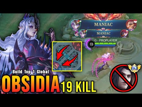 2x MANIAC!! Obsidia VS Top Global Leomord (INTENSE BATTLE) - Build Top 1 Global Obsidia ~ MLBB