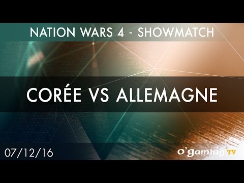 Corée vs Allemagne - Nation Wars 4 Showmatch - Starcraft II