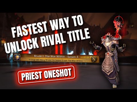 Rival Title in Minutes – Priest Burst Build That Actually Works