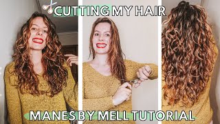 HOW TO CUT WAVY HAIR AT HOME | DIY UNICORN HAIR CUT WAVY HAIR