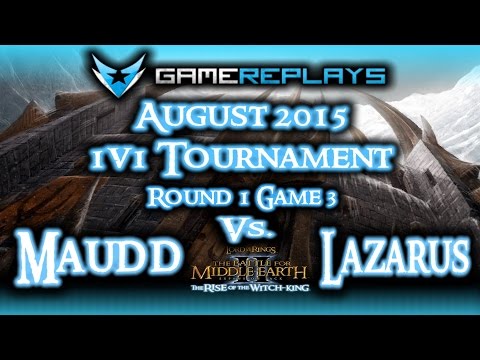 RotWK August 1v1 Tournament: [R1] [Game 3] - Maudd v Lazarus