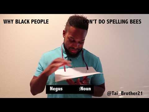 HILARIOUS  Spelling Bee - Negus