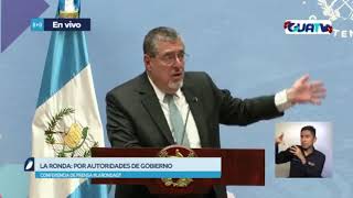 Lo del MP son solo montajes falsos y fantasiosos dice el Presidente Bernardo Arévalo