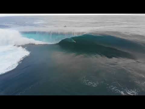 Kauli Vaast Whips Into Large Teahupo'o. July 2nd, 2018  | SURFER Magazine