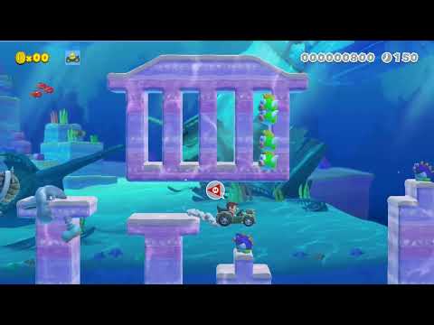 Automatic Underwater Expeditionψ by Flame69x 🍄Super Mario Maker 2 ✹Switch✹ #bzc