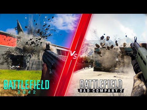 Battlefield 2042 (BETA) vs Bad Company 2 - Direct Comparison! Attention to Detail & Graphics! 4K