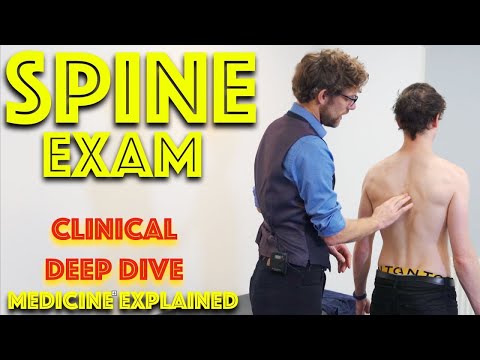 Spine Medical Examination - Spine OSCE - Medicine Explained - Clinical Skills - Dr Gill