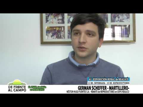 DE FRENTE AL CAMPO junto a LA 61° EXPOSICIÓN de REALICÓ -GERMAN SCHEFFER-