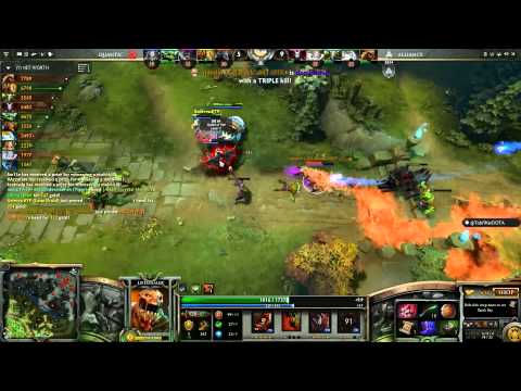 15 min Rampage by Black using Lifestealer Alliance Teamwork vs Quantic gaming