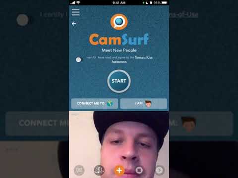 How to disable camera or mute mic in Camsurf app?
