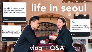 Korea life 🇰🇷 Bored of seoul? Study abroad in japan, childfree in our 30s, touring apartments | Q&A
