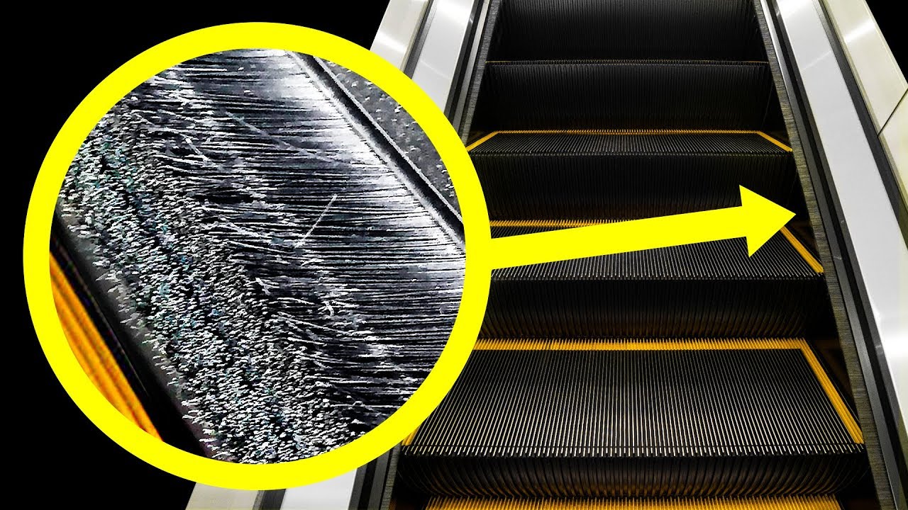 The Unexpected Reason Why Escalators Have Brushes