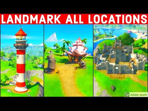 Visit Landmarks - All Landmarks Locations In Fortnite - Hide and Seek Challenges Chapter 2