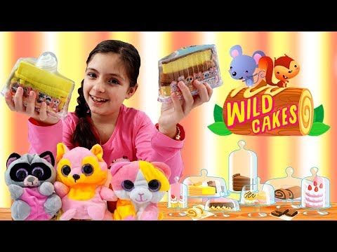 Wild cakes squishy and soft scented plush toys for kids