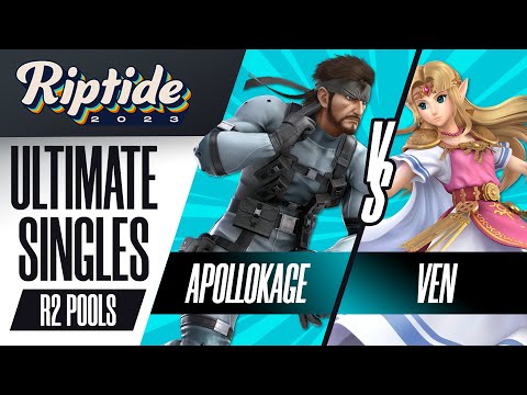 ApolloKage (Snake) vs ven (Zelda) - Ultimate Singles Round 2 Pools - Riptide 2023