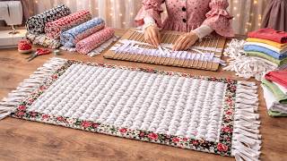 Download lagu Don’t Throw Away Old T-Shirts & Tank Tops – Turn Them Into Stunning Rug, Mat or Cushions! mp3