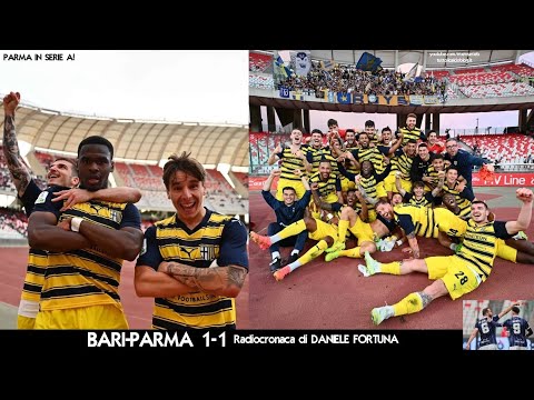 BARI-PARMA 1-1 - Radiocronaca di Daniele Fortuna (1/5/2024) PARMA IN SERIE A (Rai Radio 1)