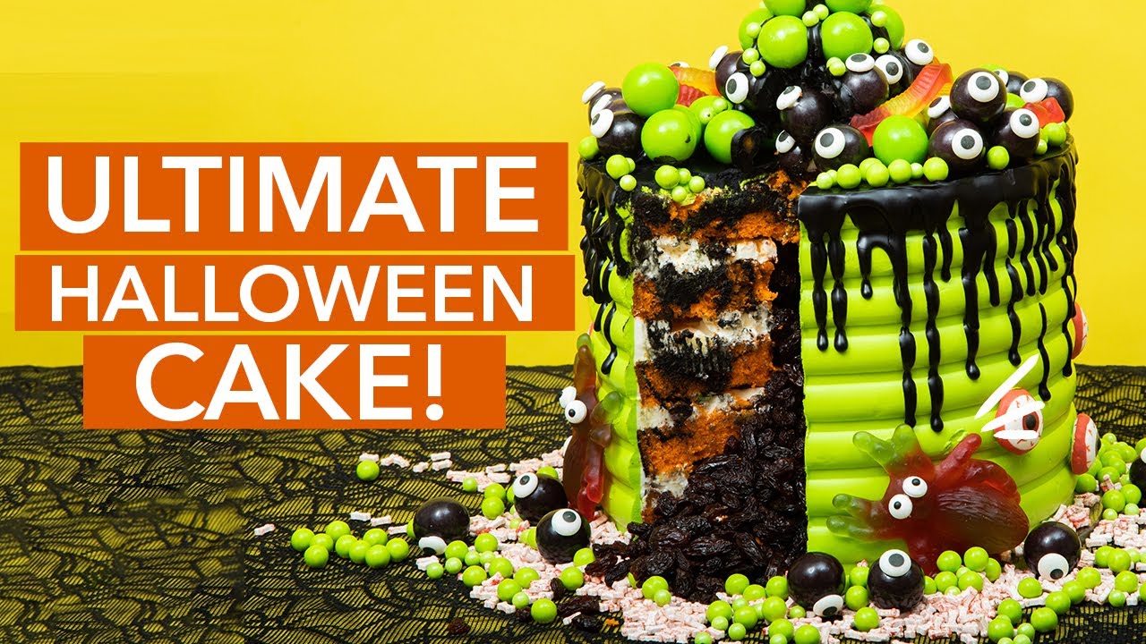 ULTIMATE Halloween Cake! Trick Or Treat How To Cake It with Yolanda Gampp